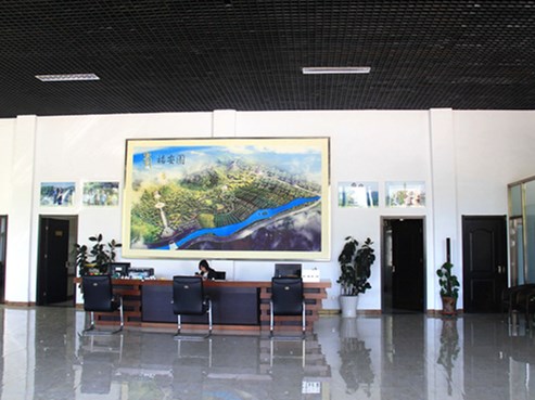 福安园公墓前台